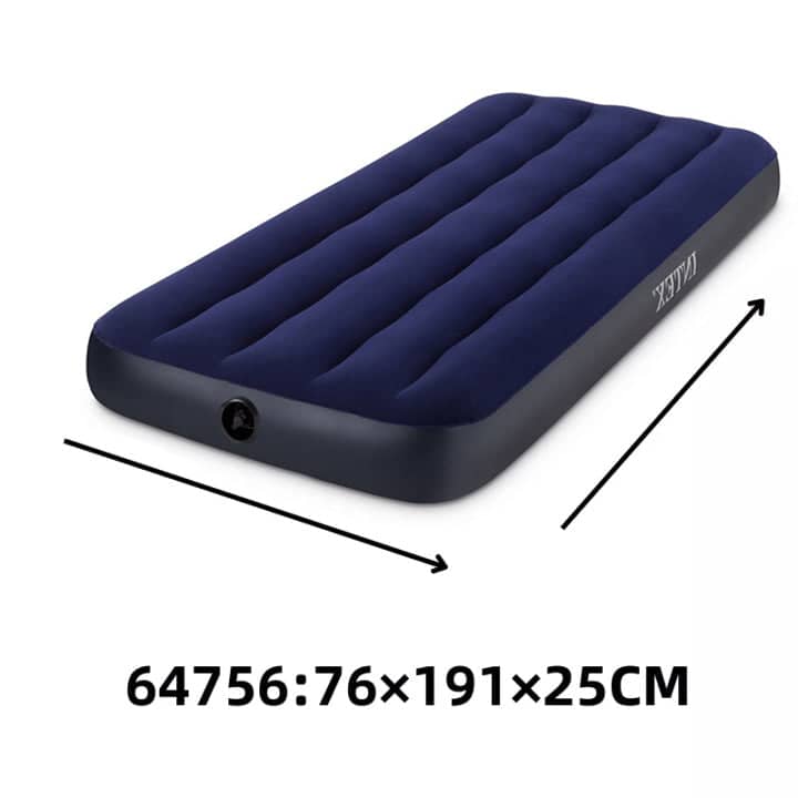 Matelas gonflable 1 place avec pompe manuel