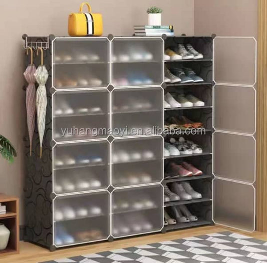 Rangement chaussure en plastique 36 paires