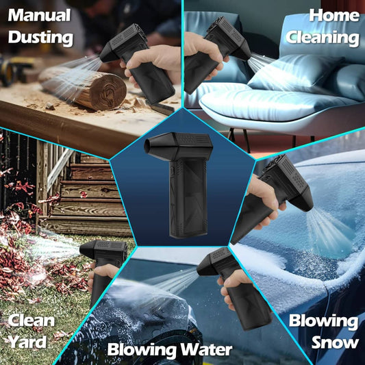 130000 tr/min Mini dépoussiéreur à air comprimé Portable ventilateur à main électrique petit ventilateur Mini Jet Turbo ventilateur Jet ventilateur pour nettoyer