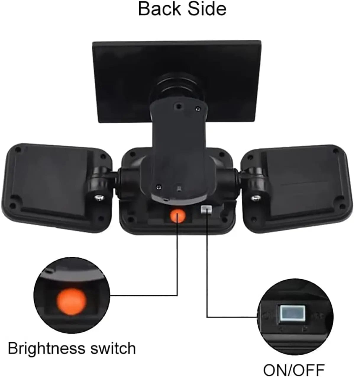 Lampes solaires d'extérieur 122 138 LED applique murale étanche avec capteur de mouvement 3 modes pour lampe de décoration de jardin à la maison