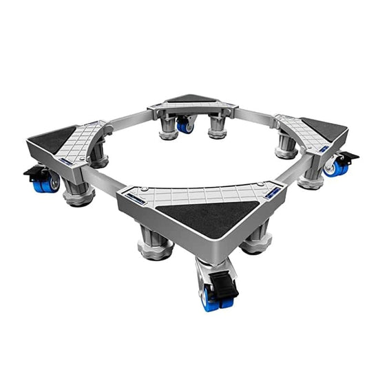 Support pour machine à laver Rouleau mobile multifonctionnel à base réglable pour sèche-linge réfrigérateur