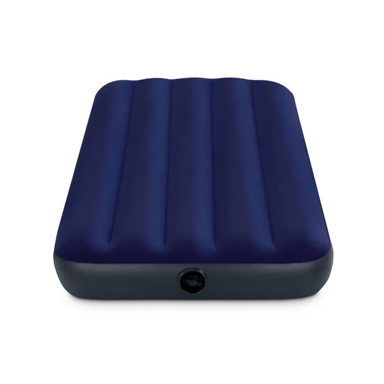 Matelas gonflable 1 place avec pompe manuel
