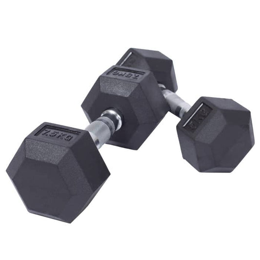Haltères hexagonales d'haltérophilie 7.5KG