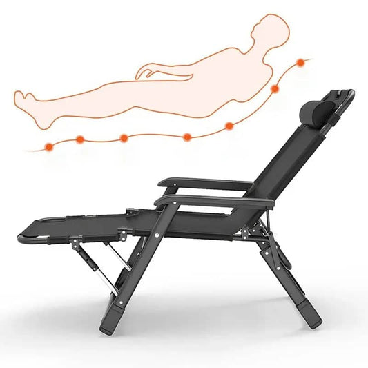 fauteuil de bronzage léger et pliable portable réglable en acier pour dormir sur la plage