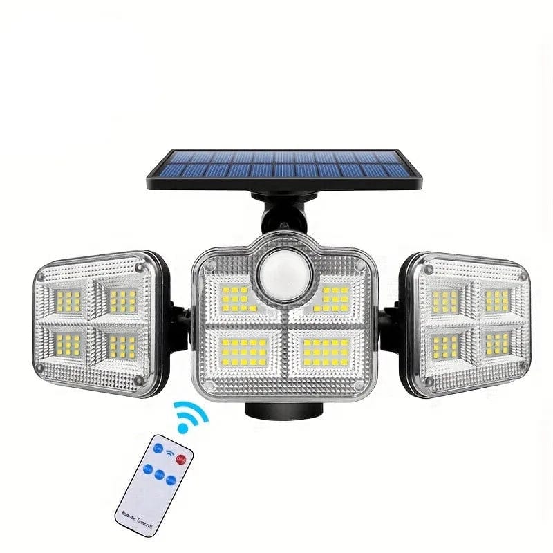 Lampes solaires d'extérieur 122 138 LED applique murale étanche avec capteur de mouvement 3 modes pour lampe de décoration de jardin à la maison