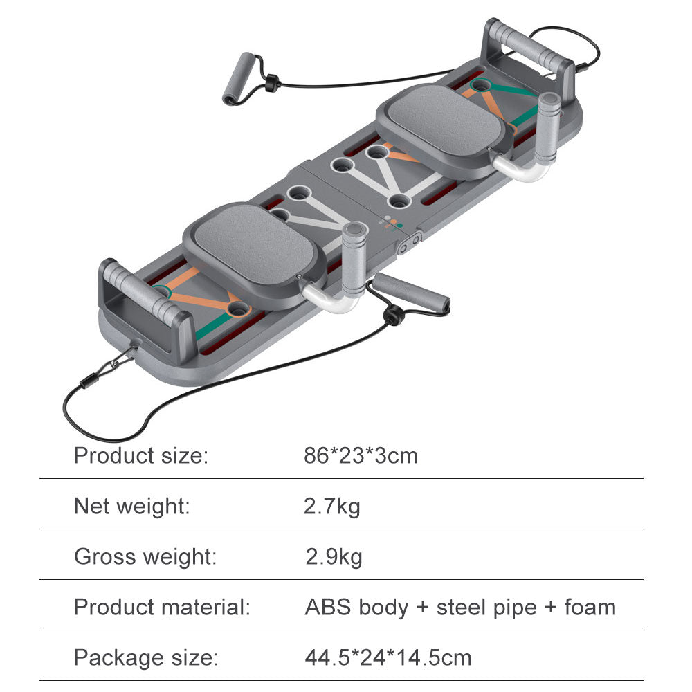 20000 FCFA Planche d'entraînement de forme physique professionnelle Support plat musculaire à usage domestique Matériau ABS pour les barres de poussée des muscles de la poitrine