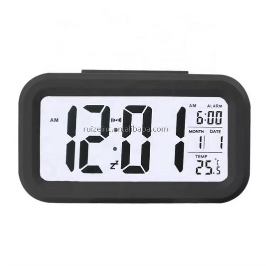 10000fcfa Réveil numérique LED multifonction avec affichage température