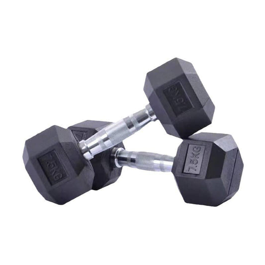 Haltères hexagonales d'haltérophilie 7.5KG