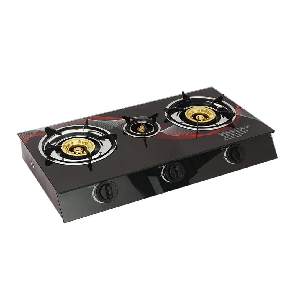 Cuisinière à gaz à 3 brûleurs