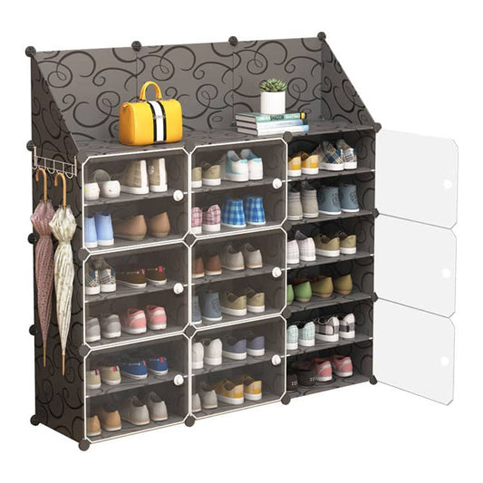 Rangement chaussure en plastique 36 paires