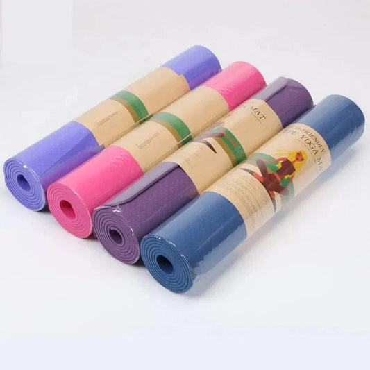 Tapis de yoga antidérapant imperméable à l'eau haute densité facile à nettoyer