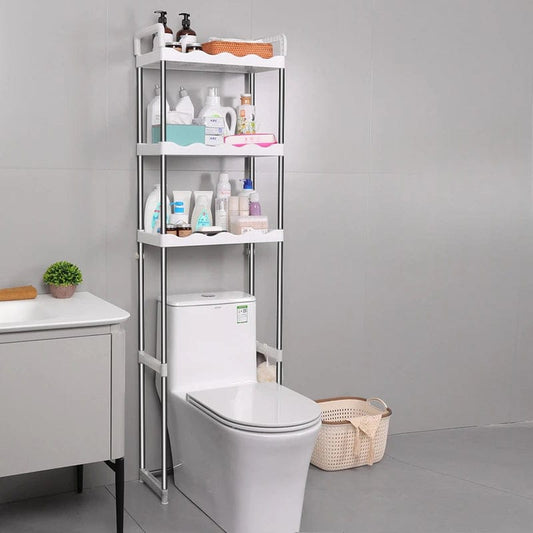Étagère de rangement pour toilettes
