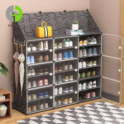 Rangement chaussure en plastique 36 paires