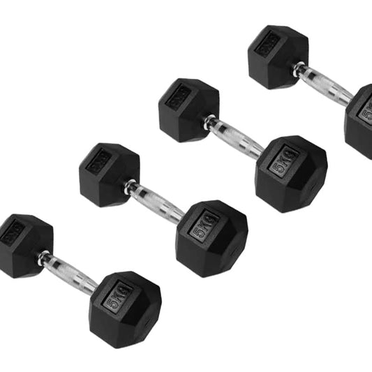 Haltères de fitness en acier haute qualité 5kg