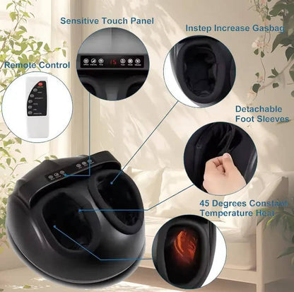 Appareil de Massage des pieds électrique Compression d'air chauffé