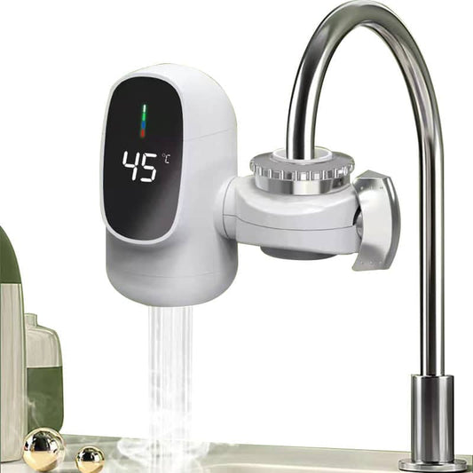 Robinet de salle de bains électrique à affichage numérique Robinet d'eau Chauffe-eau électrique instantané Tête Robinet de chauffage rapide