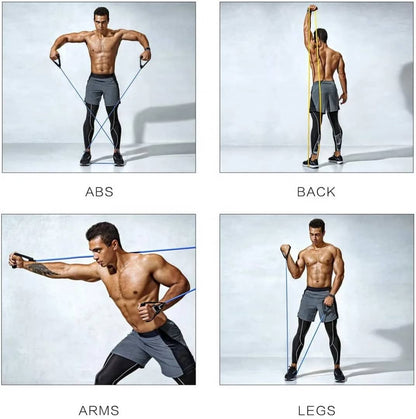 Ensemble de bandes de résistance 150lb, bandes de Fitness