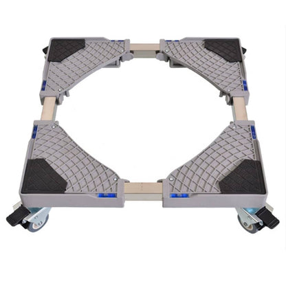 Support pour machine à laver Rouleau mobile multifonctionnel à base réglable pour sèche-linge réfrigérateur