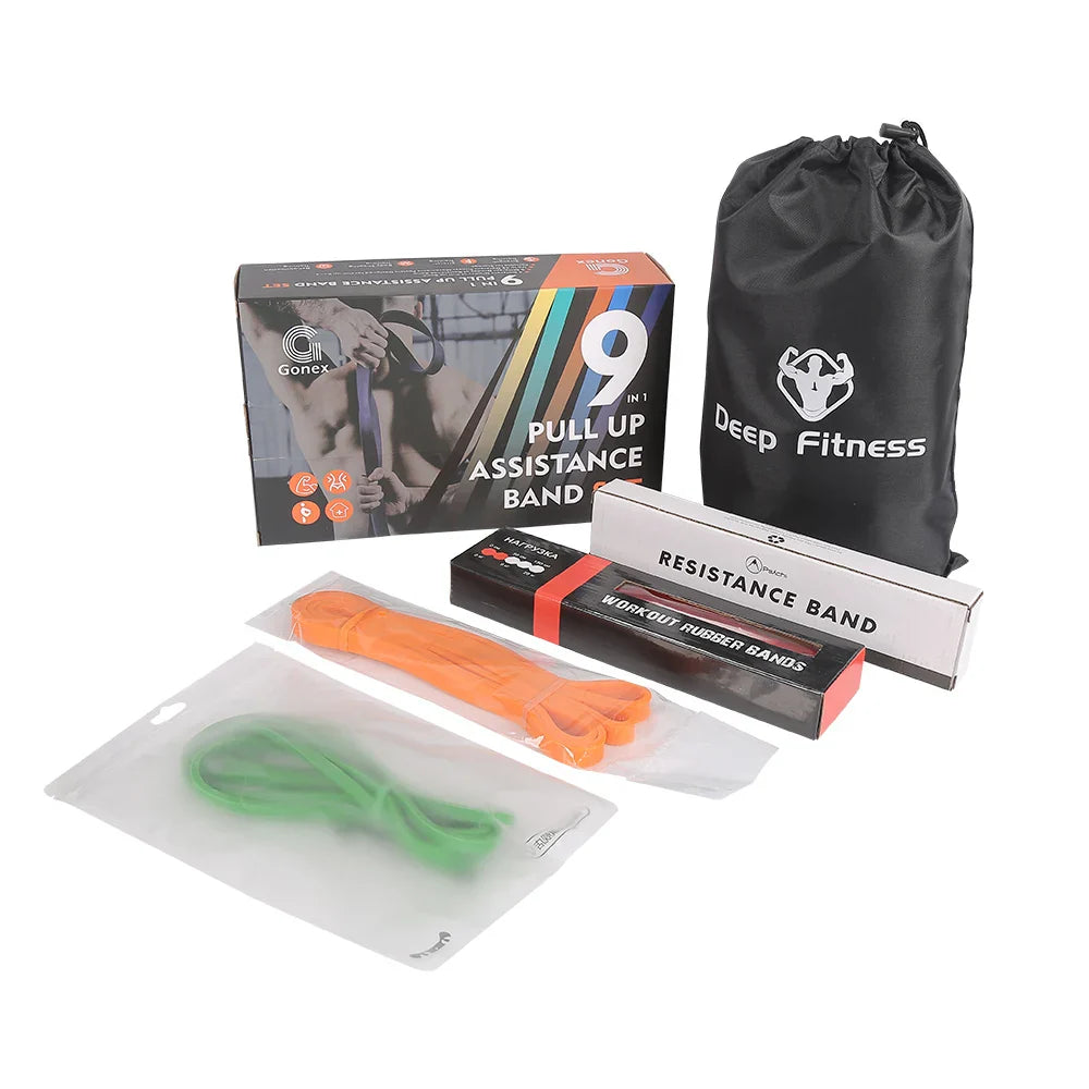 16000fcfa Bandes de résistance pour exercices de gymnastique Bandes de traction élastiques en caoutchouc