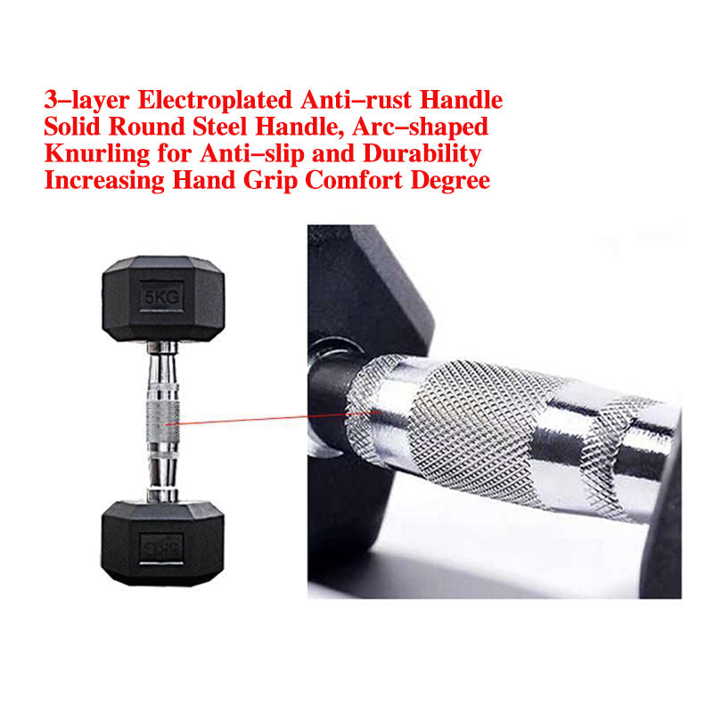 27000fcfa Haltères hexagonales d'haltérophilie 7.5KG