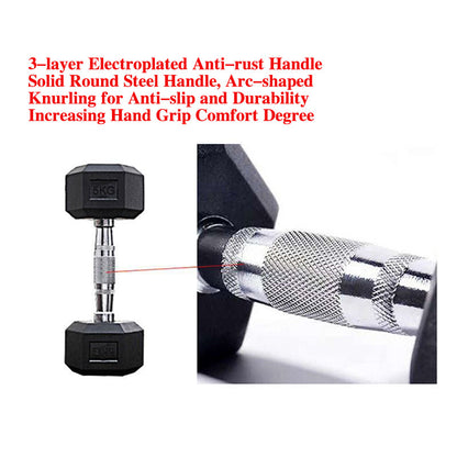 27000fcfa Haltères hexagonales d'haltérophilie 7.5KG