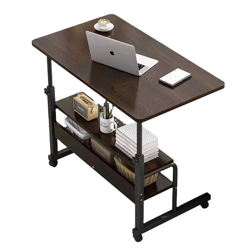 23000 FCFA Table d'ordinateur portable ergonomique moderne et simple bureau de PC convertible avec rangement bureau d'ordinateur en bois réglable par levage manuel mobile