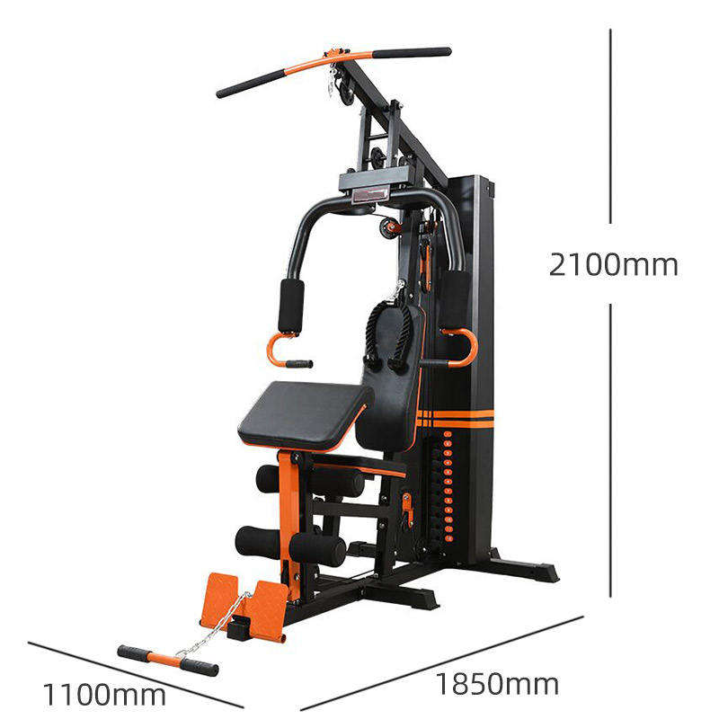420000 FCFA Machine d'exercice en acier multifonctionnelle unisexe à 1 station Cage de puissance de gymnastique à domicile pour l'haltérophilie de l'épaule arrière