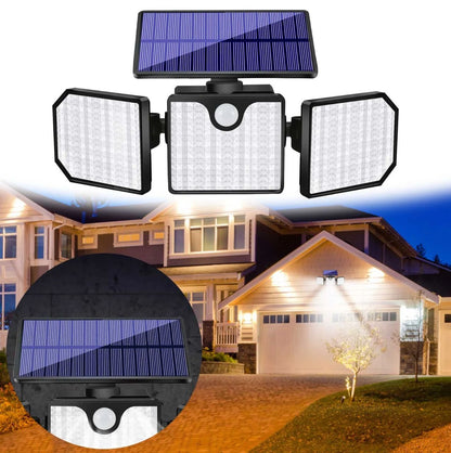 Projecteur LED Solaire avec Détecteur de Mouvement