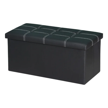 Pouffe de rangement pliable