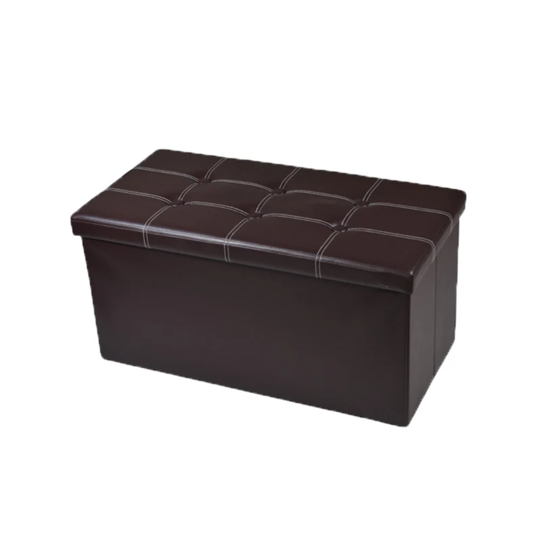 Pouffe de rangement pliable