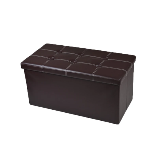Pouffe de rangement pliable