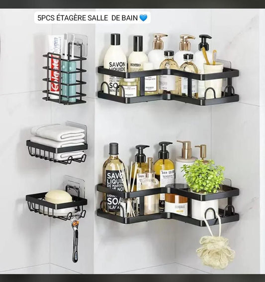 14000fcfa Étagère salle de bain 5pcs