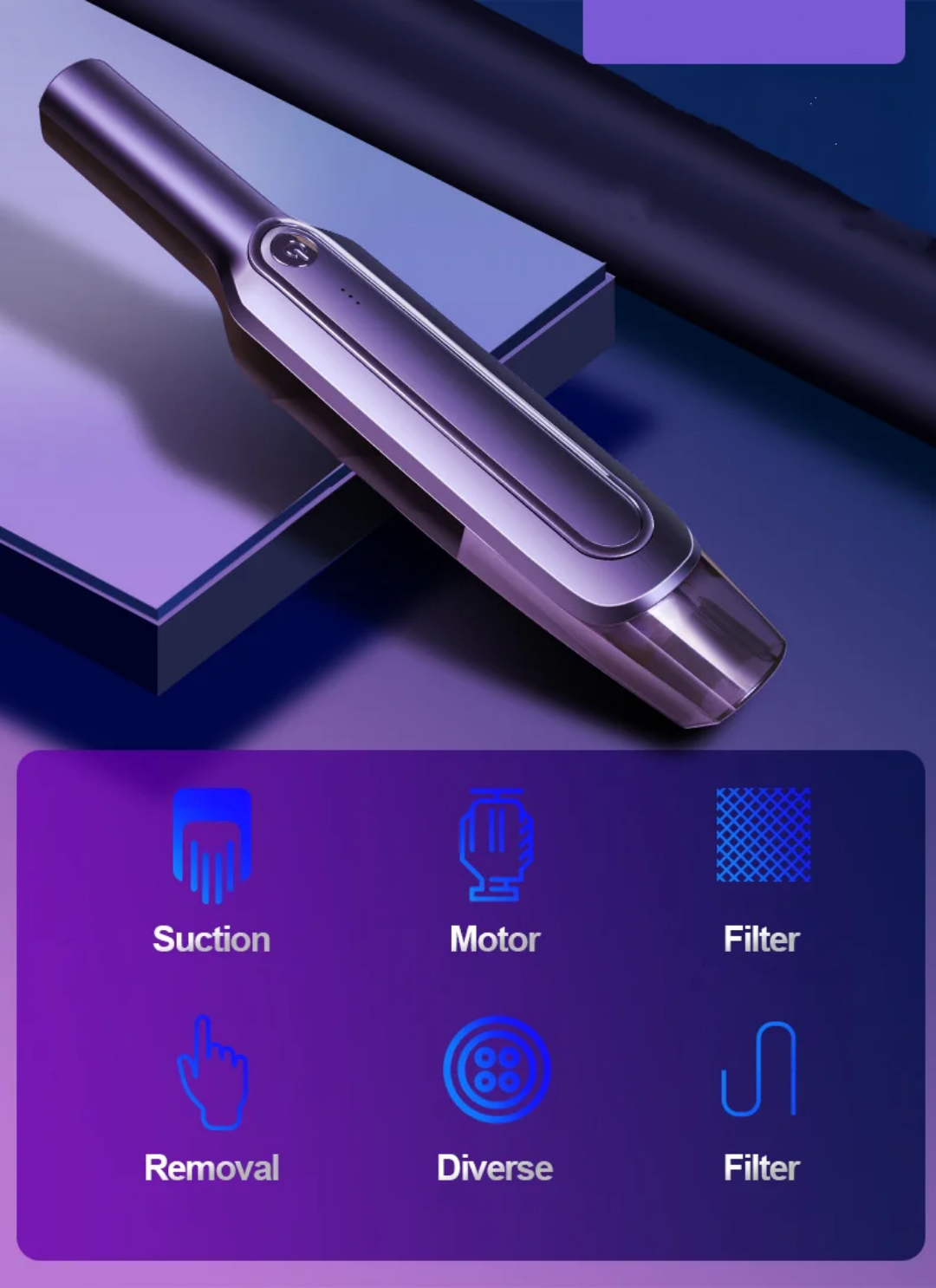 16000fcfa Mini aspirateur sans fil portable