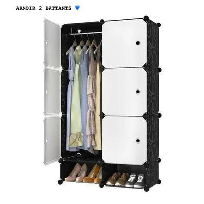 22000fcfa Armoire 2 battants en plastique